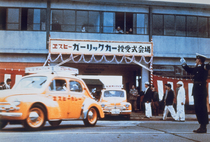 The garlic car campaign garnered a lot of attention