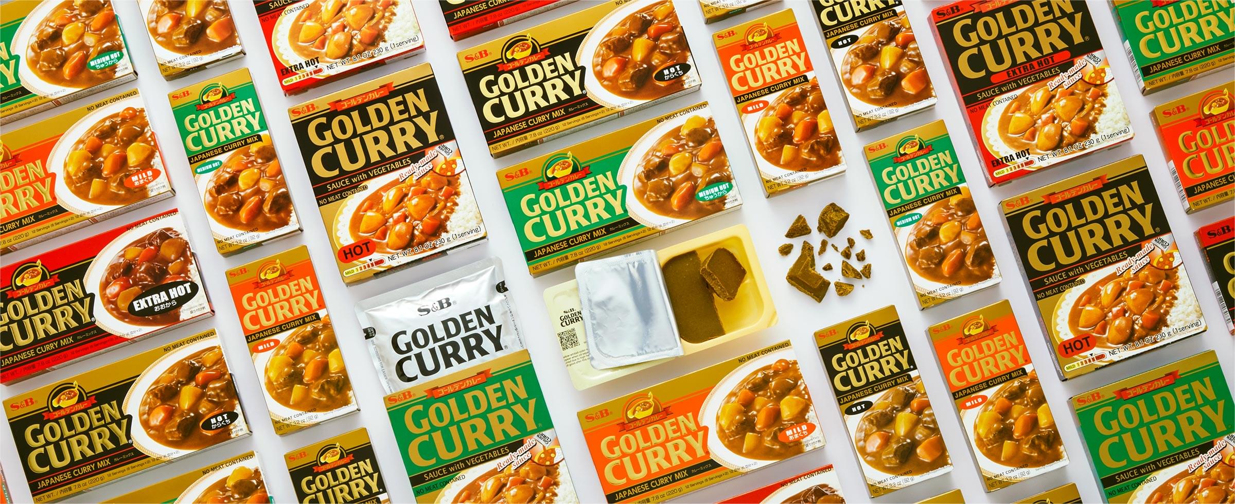 Golden curry sauce mix medium hot - S&B - 92 g