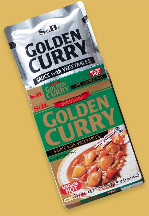 GOLDEN CURRY Sauce with Vegetables