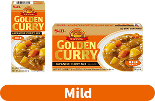 Golden Curry Poco Picante Naranja S&B 92g