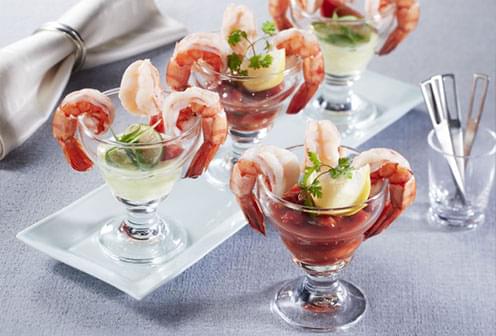 Cocktail Shrimp with Wasabi Sauce