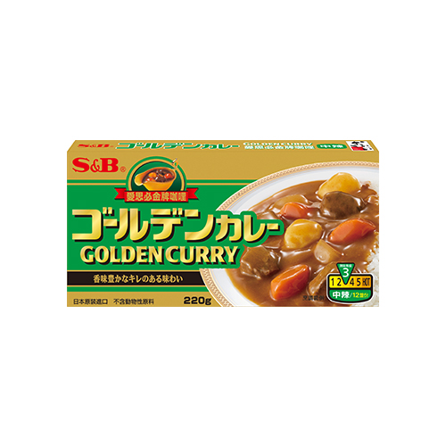 Curry japonais Golden Curry doux 220g S&B