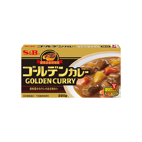 Golden Curry Poco Picante Naranja S&B 92g