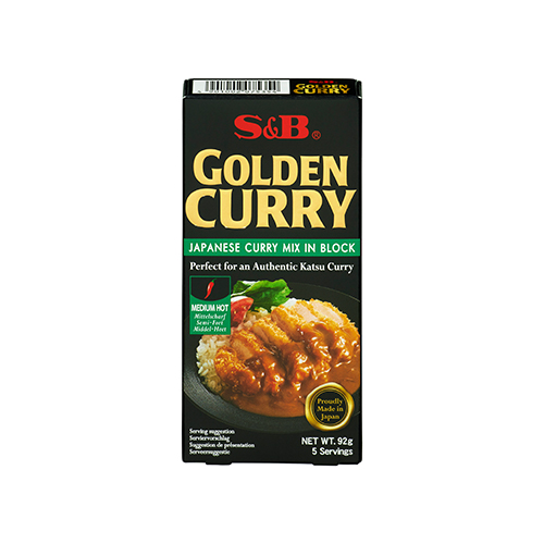 S&B Golden Curry Sauce Mix, Hot, 8.4-Ounce (2 Pack)