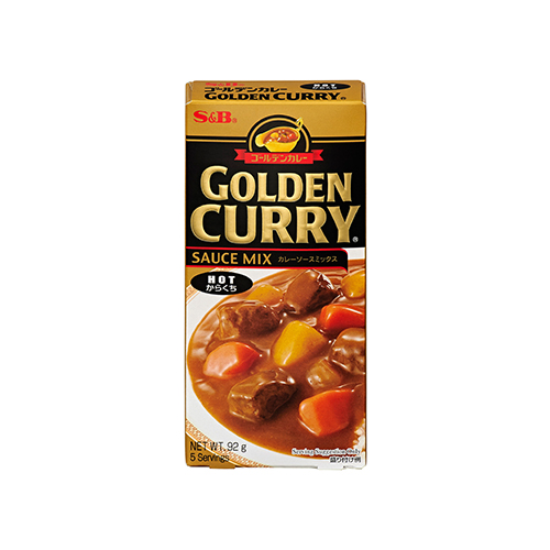 Golden Curry Sauce Mix Hot 92g Search Products S&B Foods Global Site