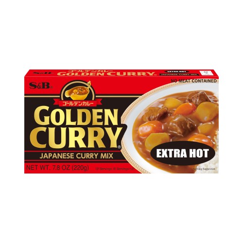 Golden Curry Mix Extra Hot 220g Search Products S&B Foods Global