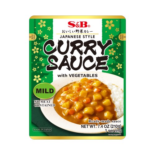 S&B Golden Curry Mild Sauce with Vegetables 240 g - Voilà Online Groceries  & Offers