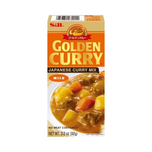 Golden Sauce Curry Végan Fort 230g S&B