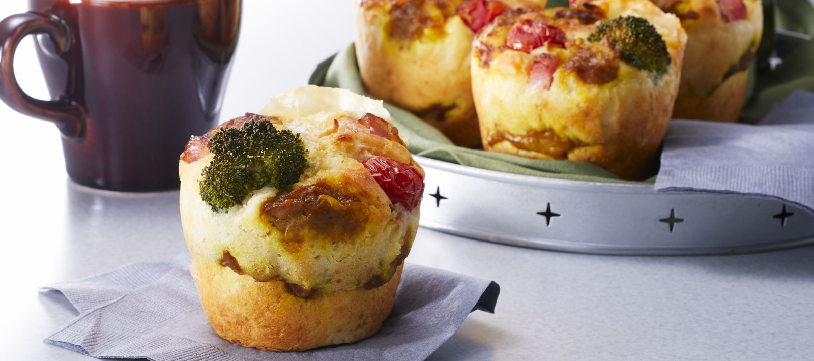 Savory Curry Muffins | Recipes | S&amp;B Foods Global Site
